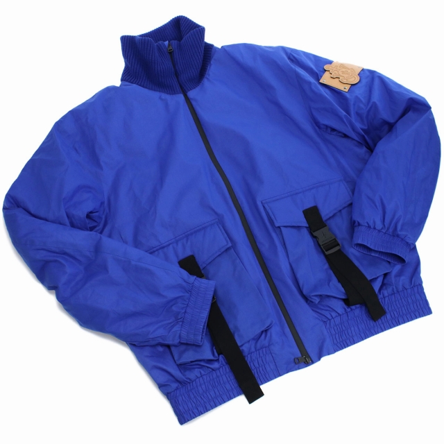 モンクレールジャパン表記有　MONCLER ブルー　コットン　コート　1 コート MONCLER（モンクレール） コート ジャケット メンズ ブランド イタリア