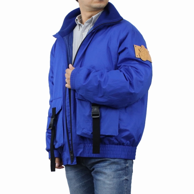 モンクレールジャパン表記有　MONCLER ブルー　コットン　コート　1 コート MONCLER（モンクレール） コート ジャケット メンズ ブランド イタリア