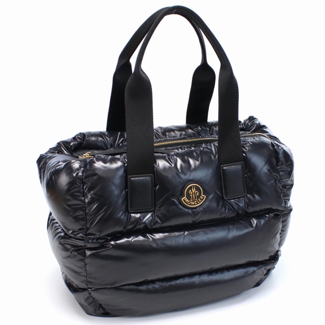 ☆美品MONCLER ブラック トートバッグ☆ ⭐︎美品⭐︎ MONCLER トートバッグ ブラック