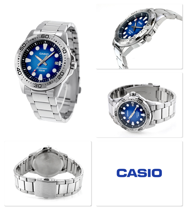 カシオ チープカシオ CASIO クォーツ 電池式 MTD-140D-2AV