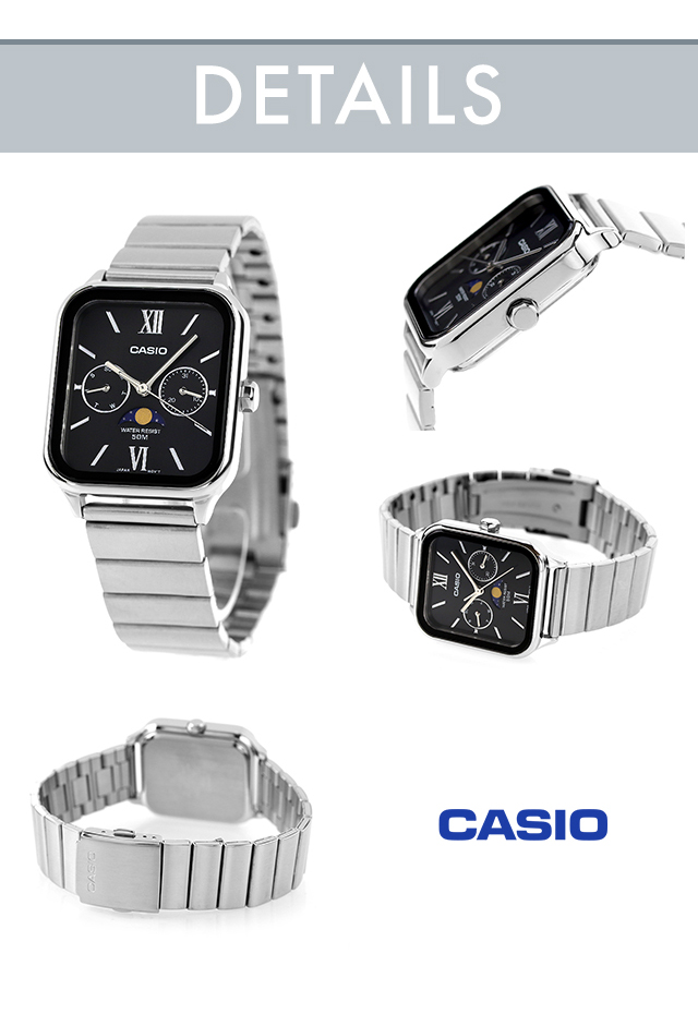 CASIO カシオ MTP-M305 スタンダード チプカシ ムーンフェイズ
