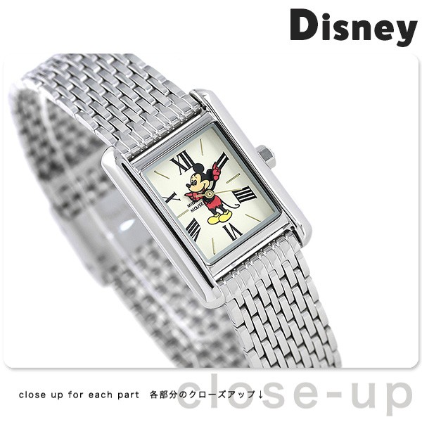 最新作国産 ディズニー MTW-SLV Disney 腕時計のななぷれ - 通販 - PayPayモール ミッキーマウス 20mm レディース 腕時計 お買い得限定SALE