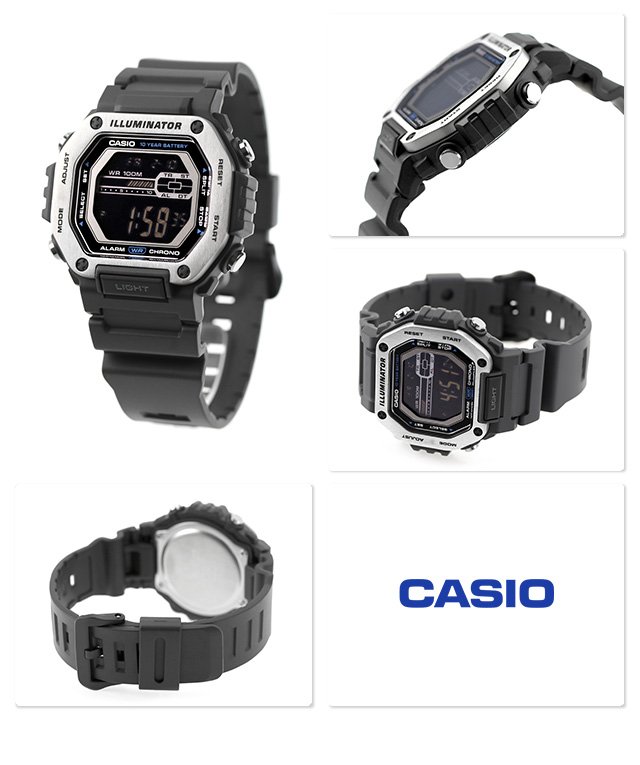 dショッピング |CASIO カシオ クオーツ MWD-110H-8BV スタンダード