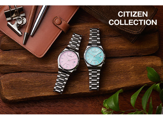 【2本セット】JUCIE ジューシー　50度56度 CITIZEN COLLECTION シチズン コレクション TSUYOSA 自動巻き 腕時計