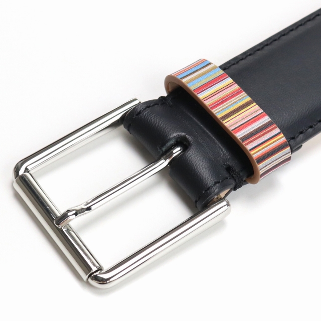 ポール・スミス ベルト メンズ Paul Smith レザー スペイン M1A4950 BLACK ブラック 小物 選べるモデル Paul Smith（ポール・スミス） ブランド ベルト メンズ レザー
