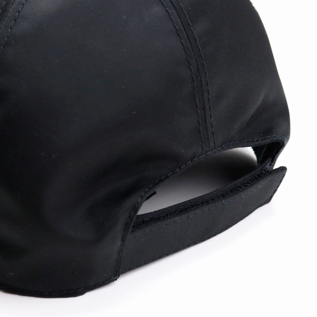 【美品】PRADA ブラック キャップ ロゴ ユニセックス レディース メンズ PRADA プラダ ブランド キャップ メンズ レディース ユニ