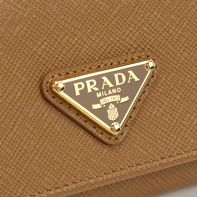プラダ 三折財布小銭入付き レディース ブランド PRADA 1MH044 CARAMEL 財布 プラダ 三折財布小銭入付き レディース ブランド PRADA 1MH044 CARAMEL