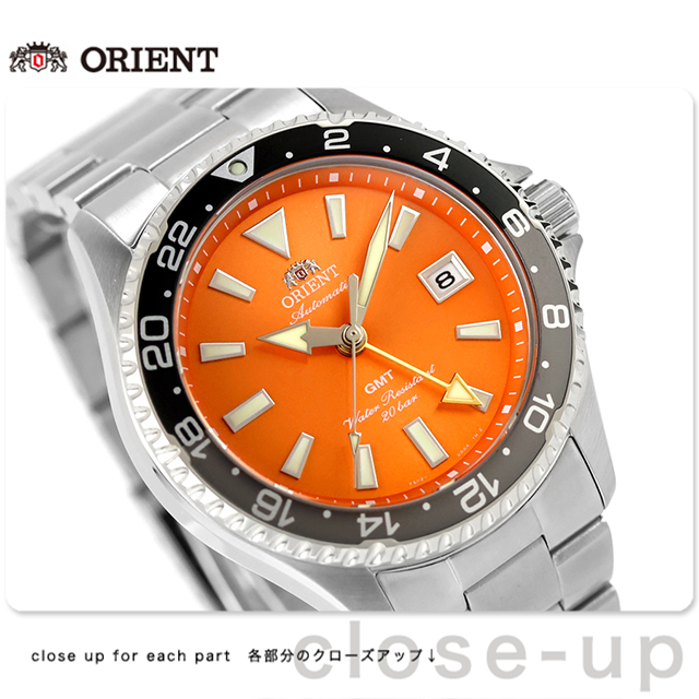 SPORTS（ORIENT） オリエント スポーツ マコ GMT 自動巻き 腕時計