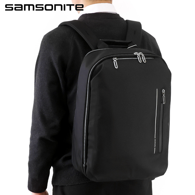 【Samsonite】新品未使用 日本未発売大人気 多機能 リュック 黒 sa-144760-a.jpg