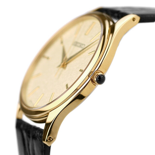 SEIKO Dolce クォーツ腕時計 ゴールド/ブラック Dolce セイコー ドルチェ&エクセリーヌ メンズ SACM150 SEIKO 腕時計