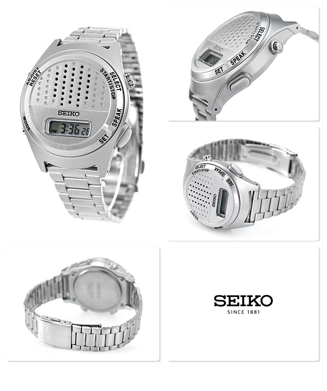 SEIKO 本日さらに+6倍 セイコー 音声デジタルウォッチ 音声時計