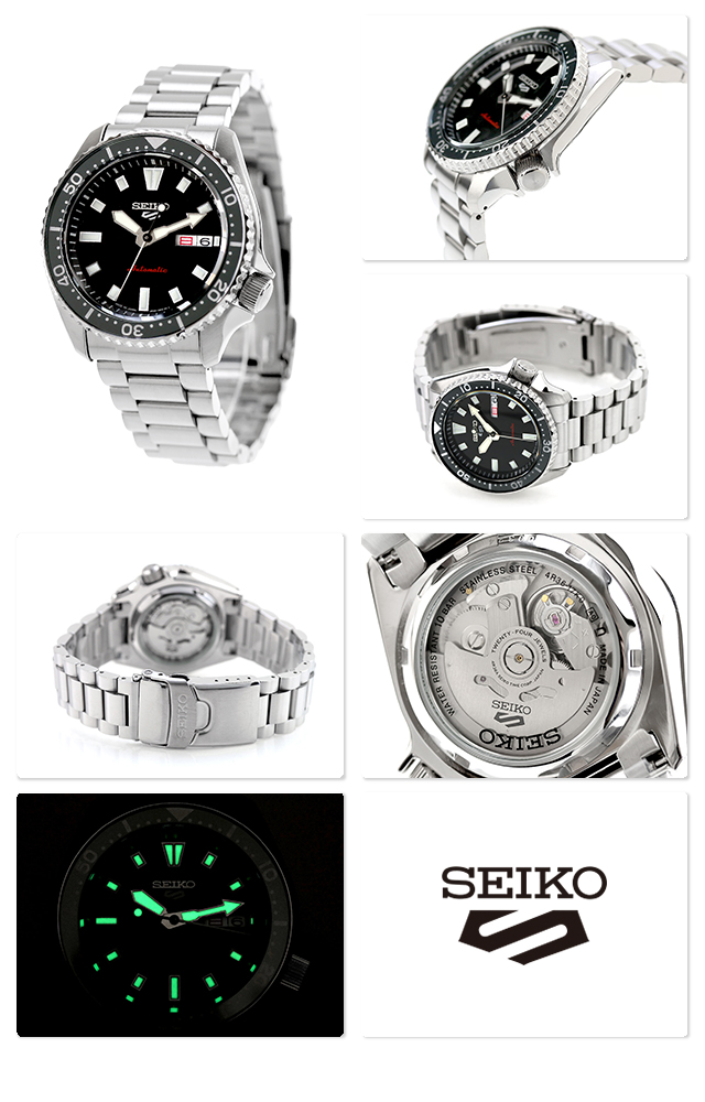 セイコー5 スポーツ SKX Series New Design 自動巻き 腕時計 ブランド