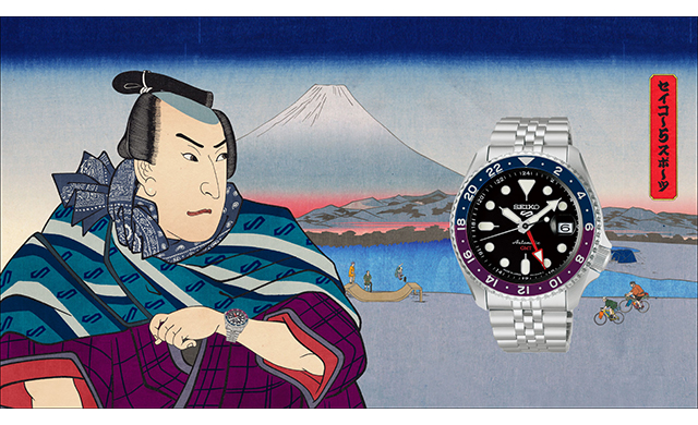 セイコー5 スポーツ SKX Series GMT 自動巻き 腕時計 ブランド メンズ