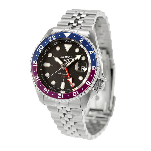 セイコー5 スポーツ SKX Series GMT 自動巻き 腕時計 ブランド メンズ
