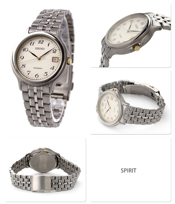腕時計のななぷれ - セイコー 腕時計 メンズ チタン SBTC003 SEIKO アイボリー｜Yahoo!ショッピング