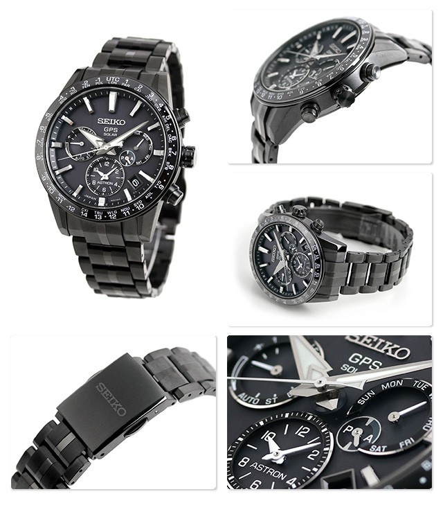 セイコー アストロン デュアルタイム チタン GPSソーラー メンズ 腕時計 SBXC037 SEIKO ASTRON 5Xシリーズ オールブラック  黒 :SBXC037:腕時計のななぷれ - 通販 - Yahoo!ショッピング
