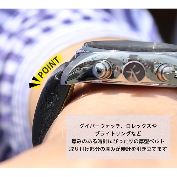 時計 ベルト 18mm 19mm 20mm カーフレザー 牛革 交換用 替え