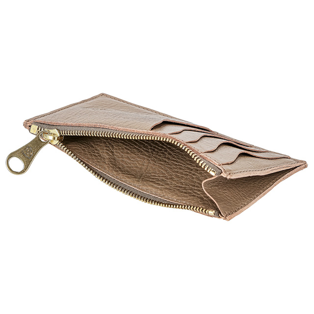 イルビゾンテ カードケース メンズ レディース ブランド IL BISONTE SCC105PV0005 グレージュ IL BISONTE（イルビゾンテ） カードケース メンズ レディース ブランド