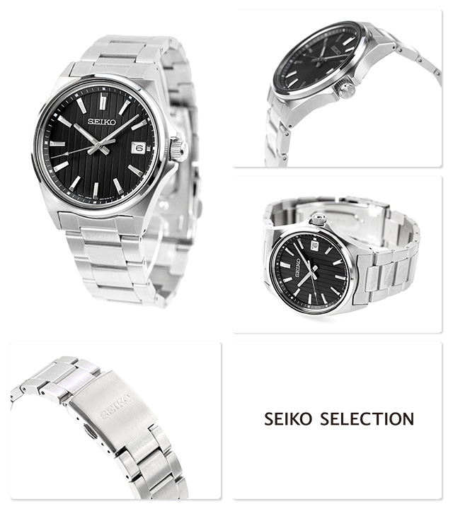 SEIKO クォーツSBTH005腕時計 ブラック SEIKO SELECTION セイコーセレクション クオーツ 腕時計
