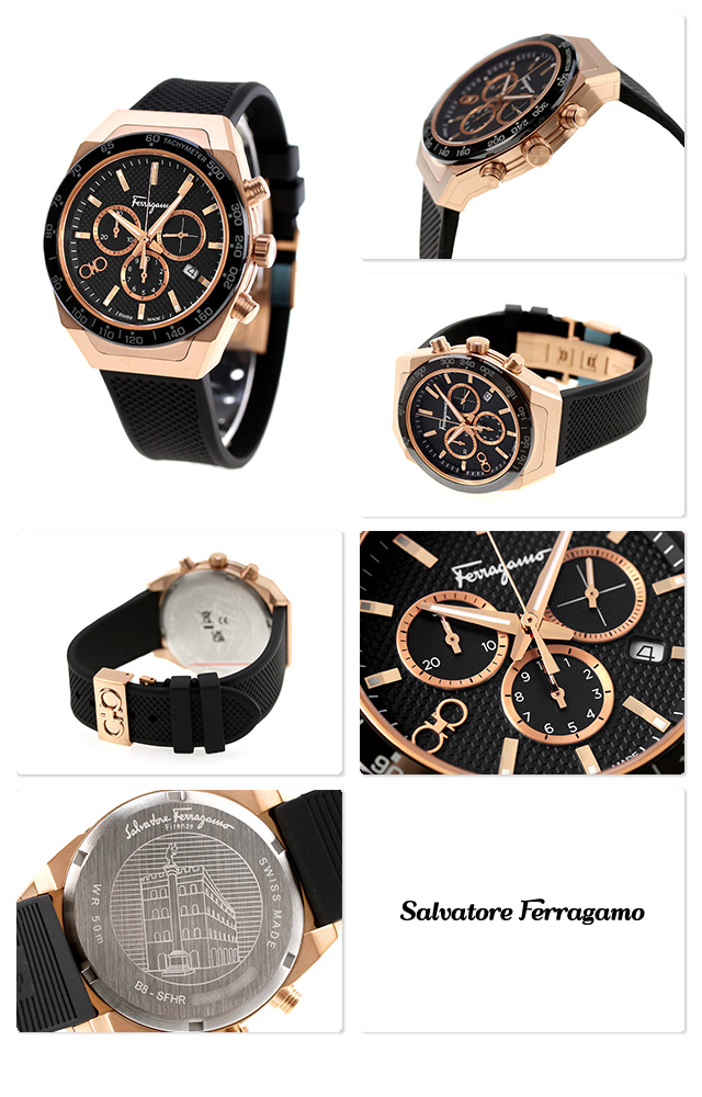 サルヴァトーレ フェラガモ SLX 腕時計 ブランド メンズ クロノグラフ
