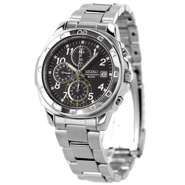 【限定特価】SEIKO セイコー SND195P アナログウォッチ SEIKO（セイコー） クロノグラフ 逆輸入 海外モデル SND195P1 SND195P