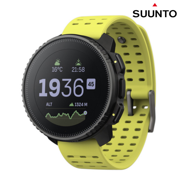 SUUNTO（スント） バーティカル ブラック ライム 充電式クオーツ 