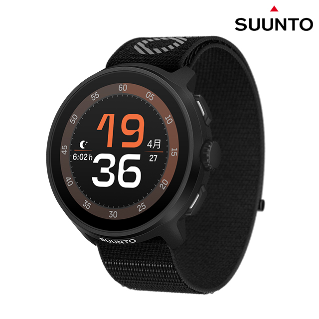 SUUNTO スント RUN ALL BLACK 充電式クォーツ スマートウォッチ