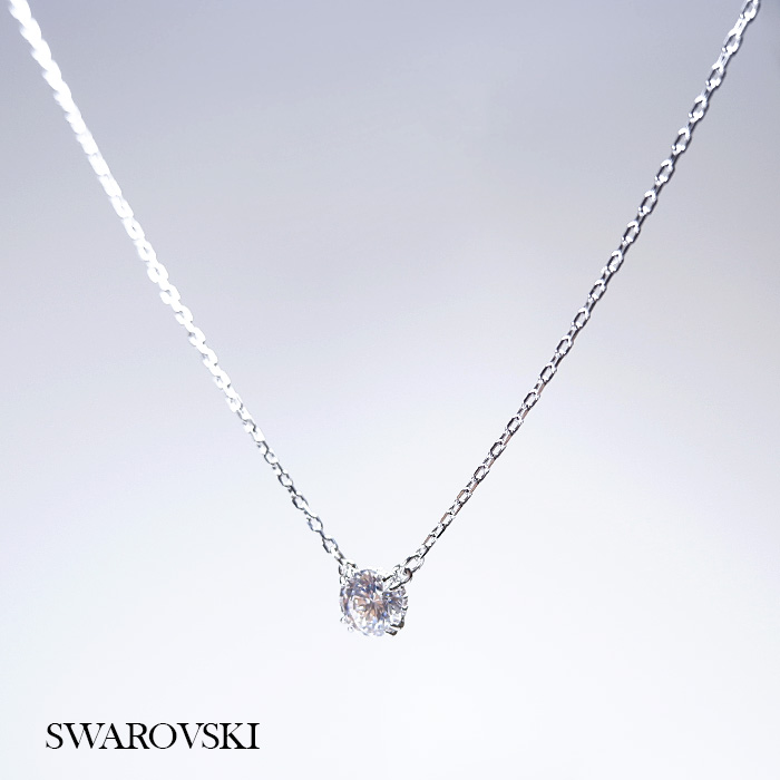 スワロフスキーネックレスとピアスセット　motto SWAROVSKI（スワロフスキー） ネックレス ピアス セット レディース