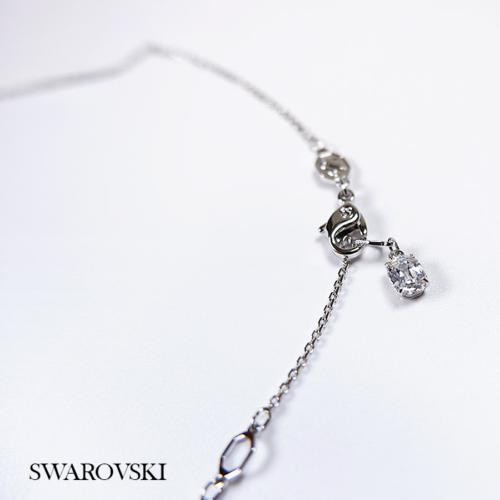 スワロフスキーネックレスとピアスセット　motto SWAROVSKI（スワロフスキー） ネックレス ピアス セット レディース