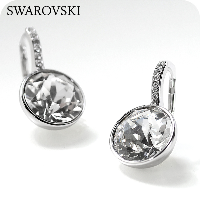 Swarovski シルバー フープピアス　ピアス スワロフスキー　両耳 SWAROVSKI（スワロフスキー） ピアス レディース ブランド SWAROVSKI