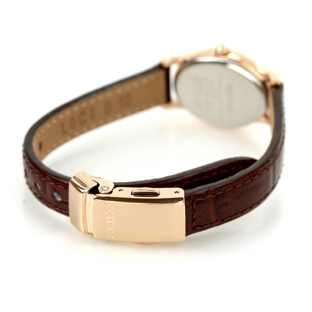 SEIKO SELECTION セイコー 腕時計 ブランド レディース ソーラー 革