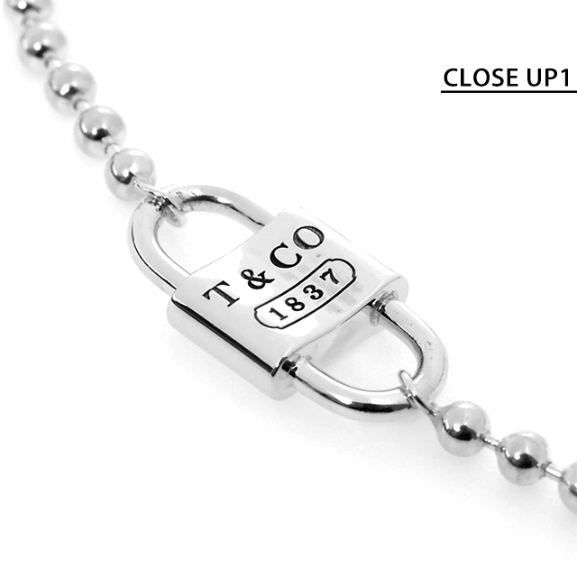T & CO チェーンブレスレット シルバー&チタン 1837年モデル TIFFANY&Co.（ティファニー） ブレスレット レディース TIFFANY Co