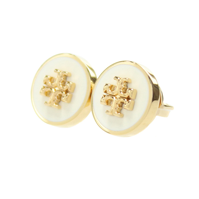 新品　TORY BURCH トリーバーチ　ロゴ　ゴールド　ピアス　ショッパー付 トリーバーチ ピアス レディース ブランド TORY BURCH 90547 ゴールド