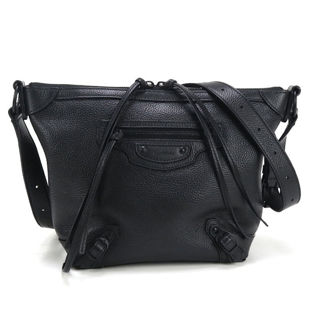 中古良品BALENCIAGA バレンシアガ ショルダーバッグ 689946 ネオクラシック レディース ブラック BALENCIAGA（バレンシアガ） 中古 ショルダーバッグ レディース