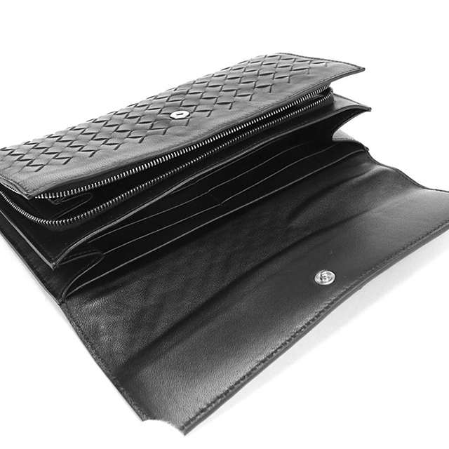BOTTEGA VENETA（ボッテガ・ヴェネタ） 中古 長財布二折 レディース