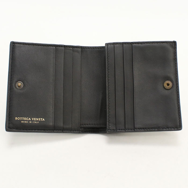 BOTTEGA VENETA（ボッテガ・ヴェネタ） 中古 二つ折り財布 コンパクト