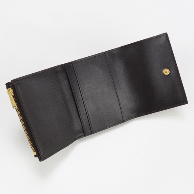 ボッテガヴェネタ 三つ折財布 中古美品 BOTTEGA VENETA ボッテガヴェネタ 財布 三つ折り財布 CASSETTE