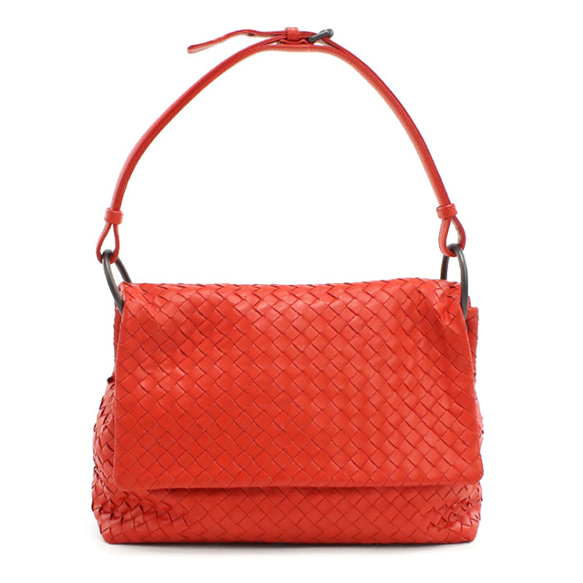 【中古】ボッテガヴェネタ BOTTEGA VENETA ヴィンテージ ショルダーバッグ 肩掛け バタフライ スエード レザー 茶 黒 BOTTEGA VENETA（ボッテガ・ヴェネタ） 中古 ショルダーバッグ