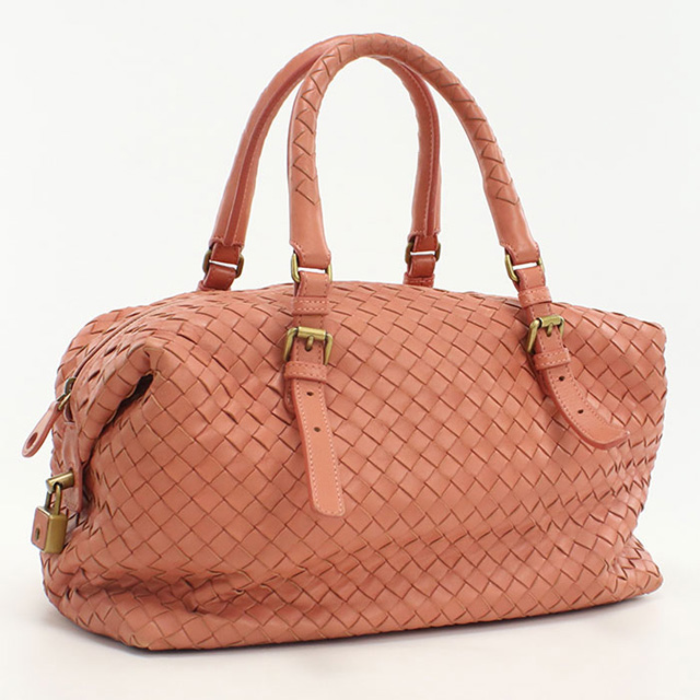 ボッテガヴェネタ BOTTEGA VENETA ボストンバッグ カーフ 【美品】 BOTTEGA VENETA（ボッテガ・ヴェネタ） 中古 ミニボストン レディース