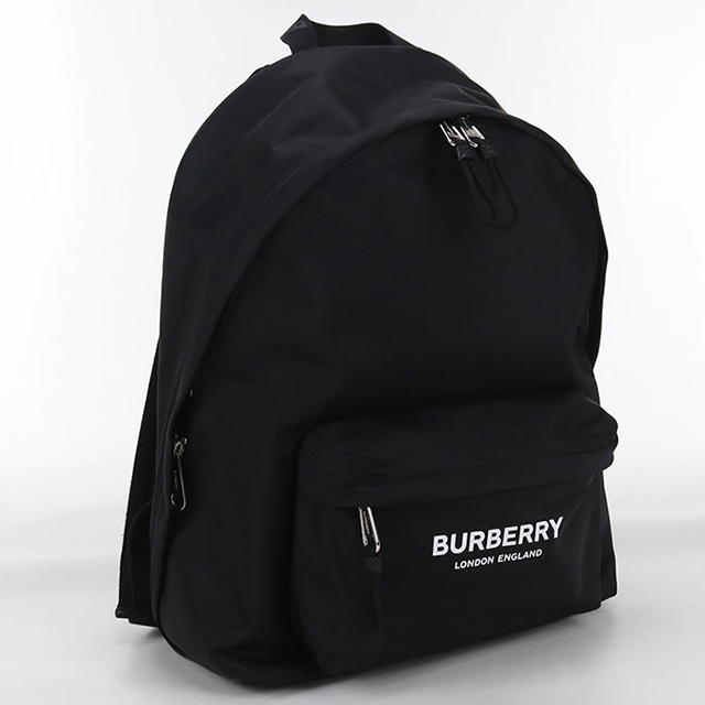 バーバリー Burberry ブラックレザー TBロゴ リュック BURBERRY（バーバリー） 中古 リュック メンズ ブランド バックパック