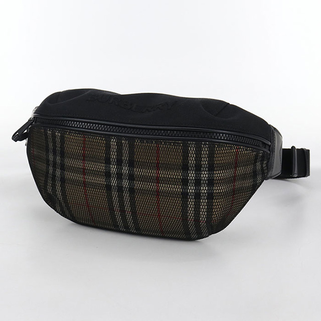 【未使用保管品】バーバリー メンズ ボディバッグ ノバチェック ナイロン タグ付 BURBERRY（バーバリー） 中古 ボディバッグ メンズ ブランド ノバ
