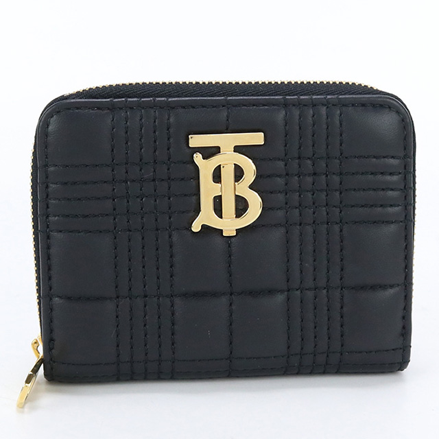 BURBERRY バーバリー ローラ TBロゴ 二つ折り財布（小銭入れあり） レザー レディース [中古] BURBERRY（バーバリー） 中古 小銭入れ レディース ブランド ローラ