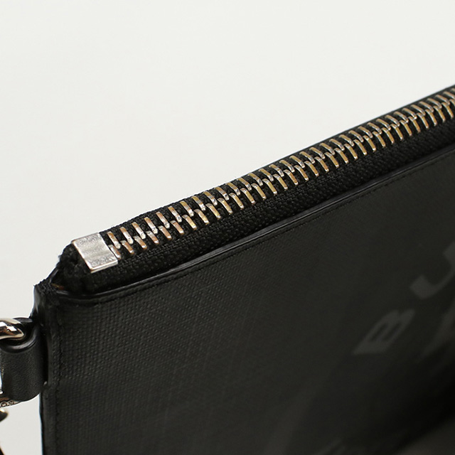 【未使用品】バーバリー キャンバス カーフＸ本革 クラッチ バッグ 化粧ポーチ BURBERRY 中古 バーバリー クラッチバッグ メンズ ブランド