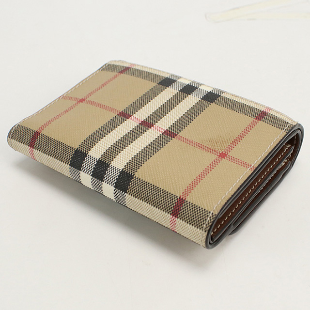 BURBERRY 中古 バーバリー 三折財布小銭入付き レディース ブランド  