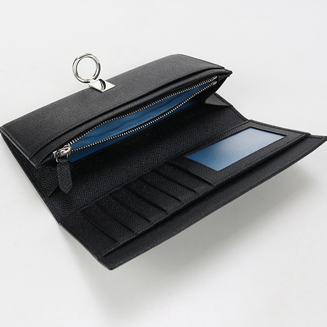 新品未使用品　箱付き　BVLGARI ブルガリ　長財布　二つ折り　ブラック　希少 ブルガリ 長財布 財布 メンズ ブルガリブルガリ 二つ折り ブラック