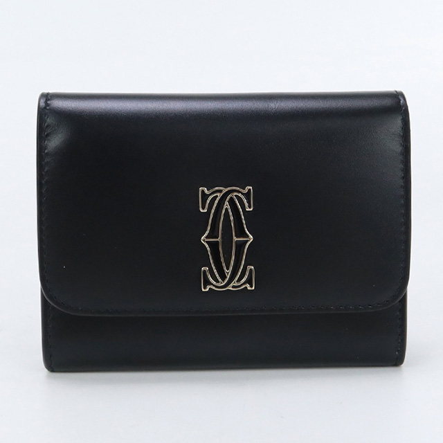 Cartier　カルティエ　ラブコレクション　ブラック　名刺入れ Cartier（カルティエ） 中古 名刺入れ レディース ブランド 名刺入れ