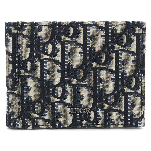 中古 ディオール 二折財布 メンズ ブランド Dior マネークリップ付き