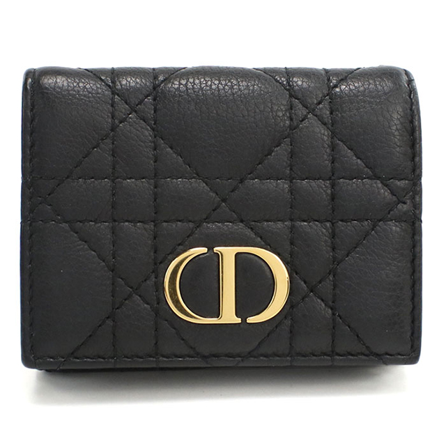 極美品　DIOR 三つ折り財布　caro Christian Dior（クリスチャン・ディオール） 中古 ディオール 三