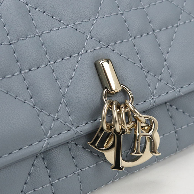 ディオール グリシン ウォレット マイディオール S0966ONMJ_M81B 二折財布 Christian Dior（クリスチャン・ディオール） 中古 ディオール 二折