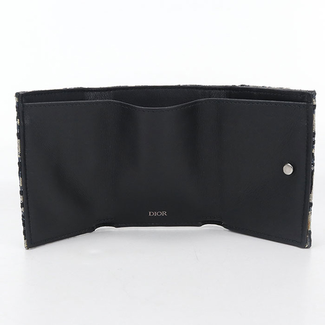 Christian Dior ディオール 三つ折り財布 ネイビー ディオリッシモ Christian Dior（クリスチャン・ディオール） DIOR ディオール 三